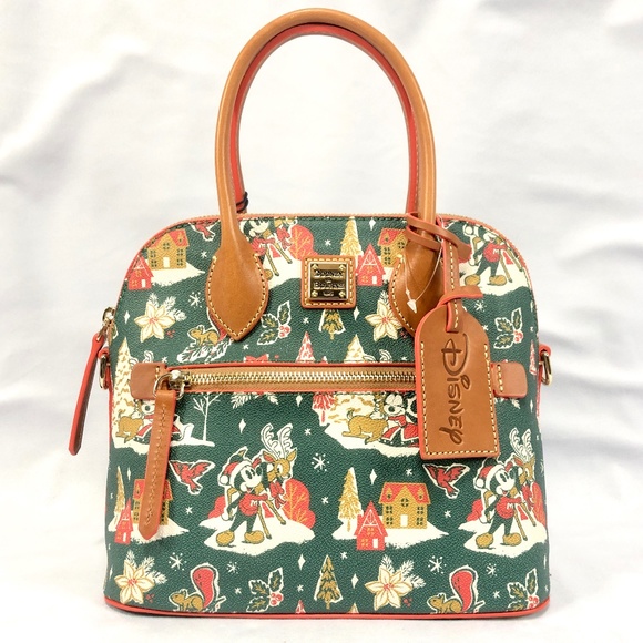 Dooney & Bourke Handbags - 2022 Disney Dooney & Bourke Mickey & Minnie Christmas Holiday Satchel Bag B NEW